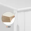 Yaheetech 2er Set Nachttisch mit 3 Schubladen Nachtschrank Produktbild-Vorschau 6