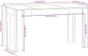 A line drawing diagram of a table with dimensions indicated. Anteprima dell’immagine prodotto