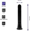 Qoltec 5G LTE omnidirectional DUAL, 8 dBi, indoor Anteprima dell’immagine prodotto 3