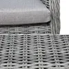 Set 2 poltrone da giardino in resina, Grigio Anteprima dell’immagine prodotto 6