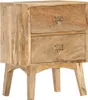 vidaXL Szafka nocna 40 x 35 x 55 cm z litego drewna mango - Podgląd zdjęcia produktu 9