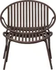 Bruce Garten Lounge Sessel + Hocker Pp/Metal Lila/Braun Produktbild-Vorschau 4