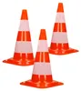 ECD Germany 3 Stück Verkehrskegel Pylone 47 cm, Produktbild-Vorschau 1