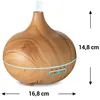 Aroma-Diffuser in eleganter Holzoptik für ätherische Öle, Produktbild-Vorschau 6