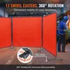 SucceBuy 6' x 6' 3-panelová zváracia zástena s rámom, Náhľad obrázku produktu 3
