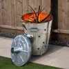 Poêle de jardin bois feu baril galvanisé à chaud avec Voir les images du produit 7