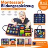Montessori Busy Lernbuch – 8 in 1 Activity Buch mit Griff, Produktbild-Vorschau 5