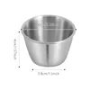 500 coupelles à sauce en acier inoxydable 70 ml Mini-coupes Voir les images du produit 6
