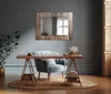 Holzdielenboden – Rechteckiger Spiegel mit Druck 80x60 cm – Produktbild-Vorschau 4