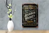 Blechschild Spruch 12x18cm Bourbon Whiskey shots on rocks Produktbild-Vorschau 4