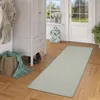 Teppich Läufer Flachgewebe Mintgrün, Größe:100x100 cm Produktbild-Vorschau 1