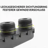 Bewässerungs Sprühkopf Garten 6 Düsen 2 Stück ABS Produktbild-Vorschau 3