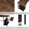 Bureau informatique STOKE 137x55x75cm - Bois foncé Voir les images du produit 4