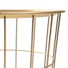Close-up of a gold wire basket. Produktbild-Vorschau
