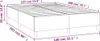 vidaXL Postel Box spring černá 140x200 cm látka - Postele a Náhled obrázku produktu 10