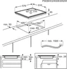 AEG TN64IA00XB, Noir, Encastrable, 60 cm, Plaque de cuisson Voir les images du produit 5