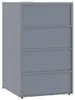 vidaXL Mülltonnenbox für 3 Tonnen Grau 207x79x117 cm Stahl Produktbild-Vorschau 6