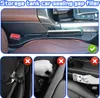 Collage showing a car seat gap filler and its use. Produktbild-Vorschau