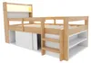 Łóżko wielofunkcyjne 90x200 cm z drewna sosnowego, łóżko Podgląd zdjęcia produktu 14