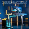 Bureau gaming FLEXISPOT réglable en hauteur 120 x 70 cm, Voir les images du produit 10