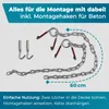 FIXXIA Fahrrad Deckenhalterung 2er Set silber rot Produktbild-Vorschau 5