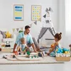 Relaxdays Aufbewahrungskorb 4er Set, Ordnungskörbe in 4 Produktbild-Vorschau 3