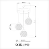 Opviq, SP006, Kronleuchter, Mehrfarbig, Metall, 32 x 32 x Produktbild-Vorschau 3