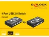 Delock Switch USB 2.0 4 porty manuál - USB přepínač pro Náhled obrázku produktu 6