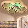 60W LED Deckenleuchte mit RGB Backlamp, 6 Flammig Produktbild-Vorschau 3