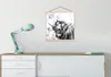 MuchoWow® Textilposter Schottisches Hochlandrind - Blumen - Produktbild-Vorschau 3