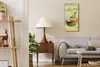 Dekor Leinwand Uhr Wandbilder Quarz 30x60 Strandsegel Boots Produktbild-Vorschau 3