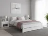 Posteľ IKAROS DOUBLE 140 x 200 cm, biela Matrac: bez Náhľad obrázku produktu 1