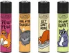 Clipper Feuerzeuge 4er Set: Katzen 3 Produktbild-Vorschau 1
