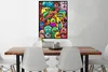 MuchoWow® Gerahmtes Poster Monster - Muster - Gemüse - Produktbild-Vorschau 2