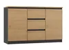 Komoda Malwa 2D3S/BA ANTRACYT ARTISAN Podgląd zdjęcia produktu 1