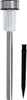 A solar garden light and its stake are shown against a white background. Produktbild-Vorschau