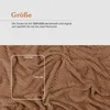 Accogliente coperta di flanella 150x200cm ( Caramello ) Anteprima dell’immagine prodotto 4