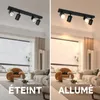 ZMH LED Plafonnier noir Spots de plafond : GU10 Spots de Voir les images du produit 7