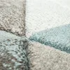 Tappeto di design moderno con taglio sagomato, colori Anteprima dell’immagine prodotto 2