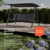 Blumfeldt Stabiler Hängesessel, Gartenmöbel für bis zu 3 Produktbild-Vorschau 3