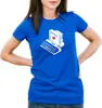 style3 Sheldon Computer Love Damen T-Shirt, Farbe:Blau, Produktbild-Vorschau 1