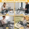 LZQ Składany stolik na laptopa 60 x 40 cm - stolik z Podgląd zdjęcia produktu 3