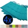 Stuhlkissen Nizza 38x38 cm 4er Pack Sitzkissen mit Produktbild-Vorschau 1