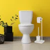 Relaxdays WC Garnitur, HBT: 66,5 x 23 x 18 cm, stehender Produktbild-Vorschau 2