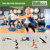 Balancetrainer Yoga Gymnastik Balance Half Ball lila Produktbild-Vorschau 4
