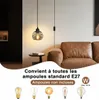 ZMH Vintage hanglamp, 1 lichtpunt: Zwarte industriële Productafbeelding-voorbeeld 9