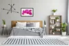 Bild 60x40 MDF-Rahmen Wandkunst Blumen Pflanzen Produktbild-Vorschau 2
