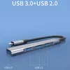 MMOBIEL Ultraflacher 4-Port USB Typ-C zu USB 3.0 Daten Hub Produktbild-Vorschau 2