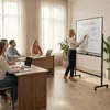 COSTWAY Oboustranná mobilní bílá tabule, 150 x 120 cm, Náhled obrázku produktu 9