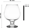 Glasmark KROSNO, 350ml, Set von 6, Cognacglas, Brandy, Produktbild-Vorschau 2